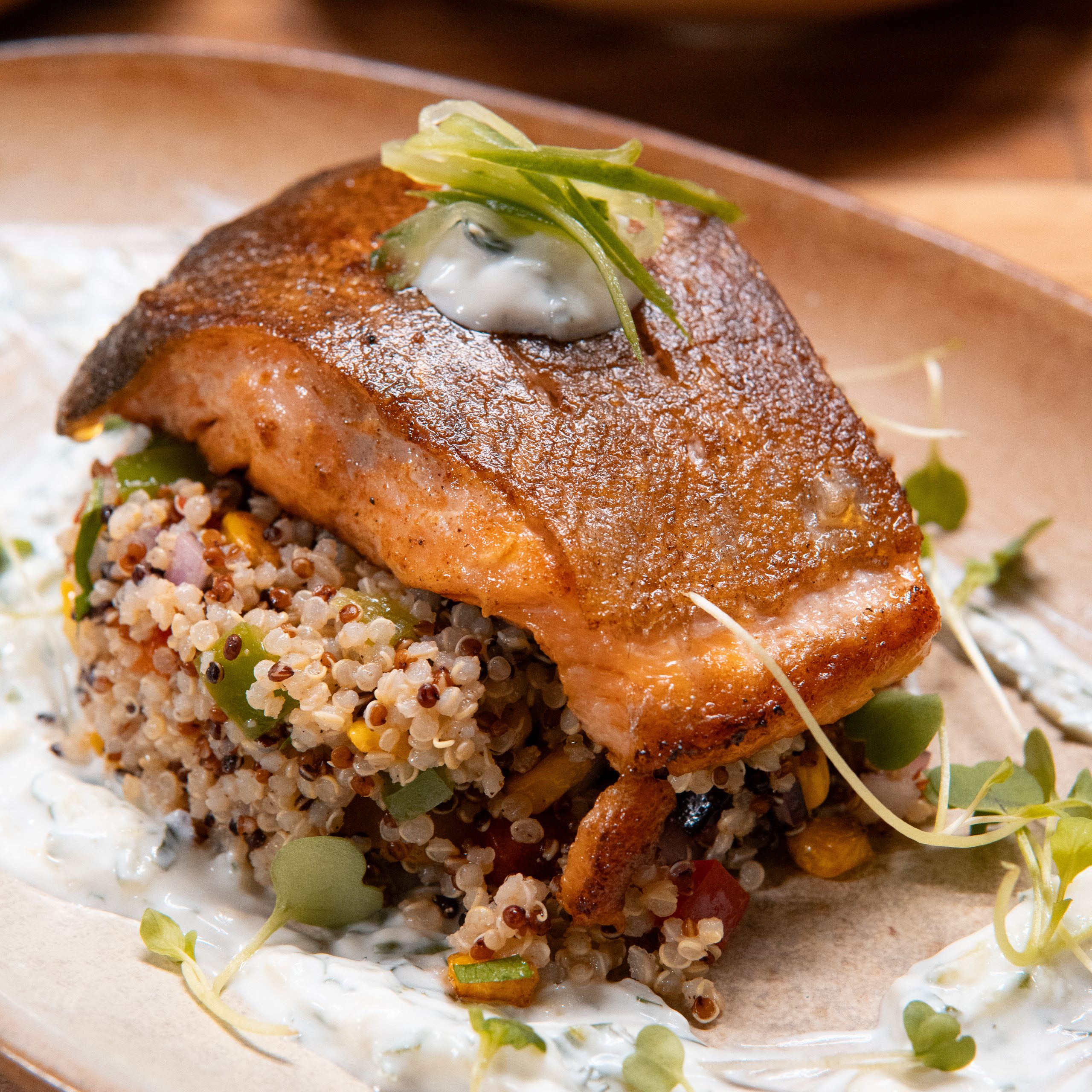 Pd Pan Seared Steelhead Salmon